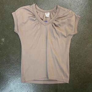 Vintage Jane Coley Mauve Size XS Single Stitch Crop Top